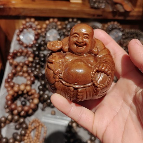 小叶桢楠金丝楠木弥勒佛