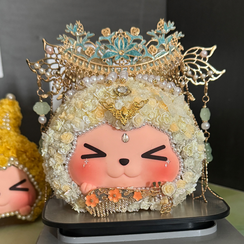 夜光萌萌兔超大号KIKI贴花款式可爱创意摆设手工网红