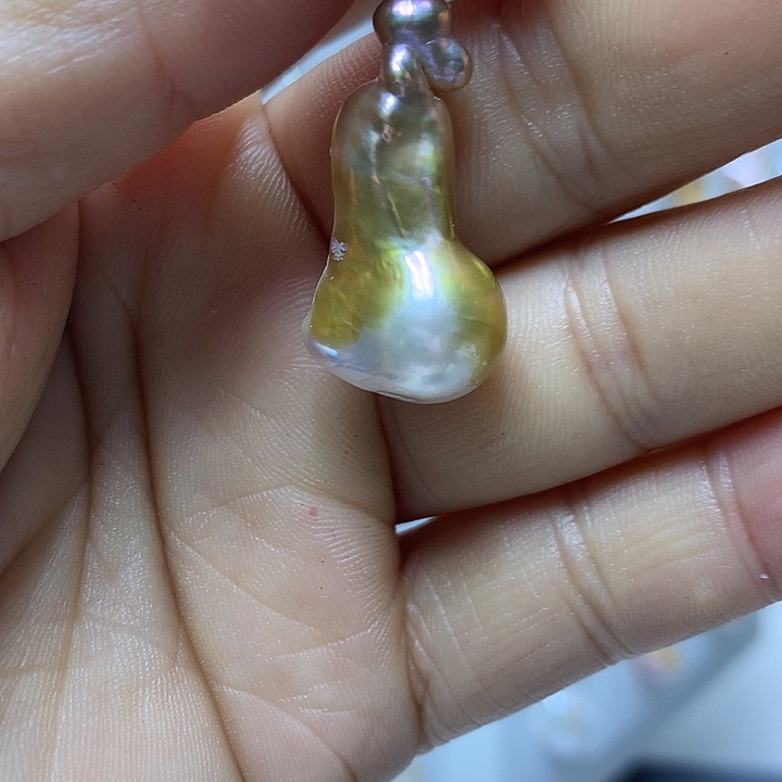 巴洛克未镶嵌淡水珍珠