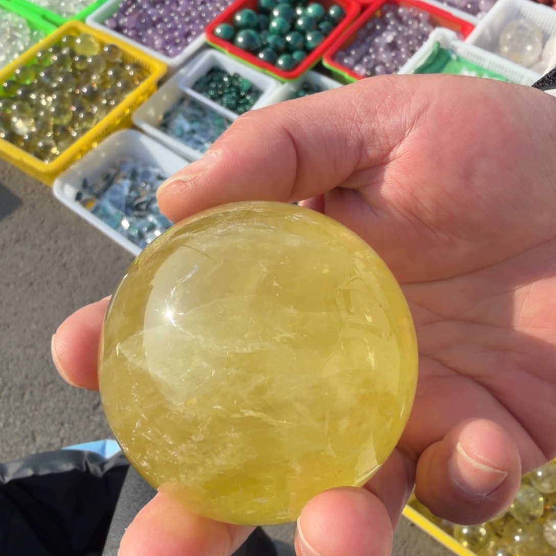 黄晶摆件未镶嵌未镶嵌天然水晶摆件