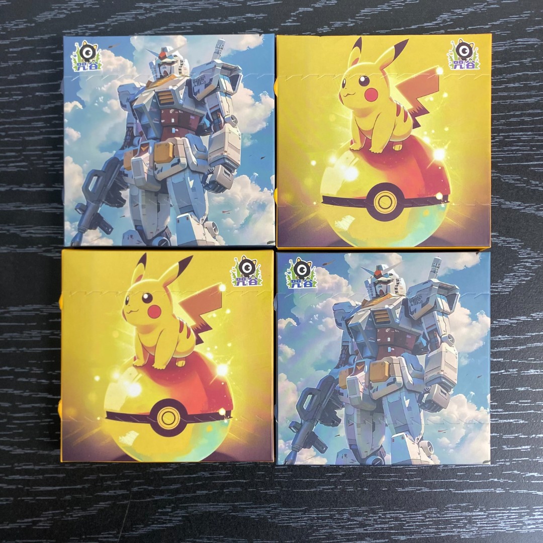 宝可梦 高达王者荣耀系列EDC无限位花式推牌指尖解压玩具推牌盲盒