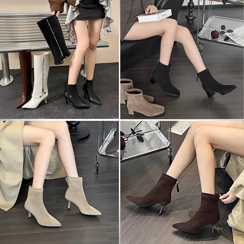 编号【201-290】SheCoko品牌高跟靴子女 【找到对应编号下滑选尺码】