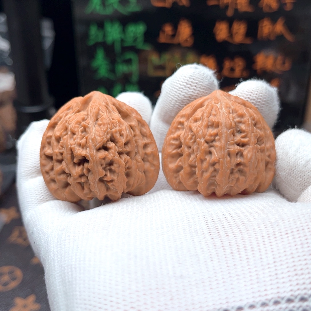 把件文玩核桃密纹