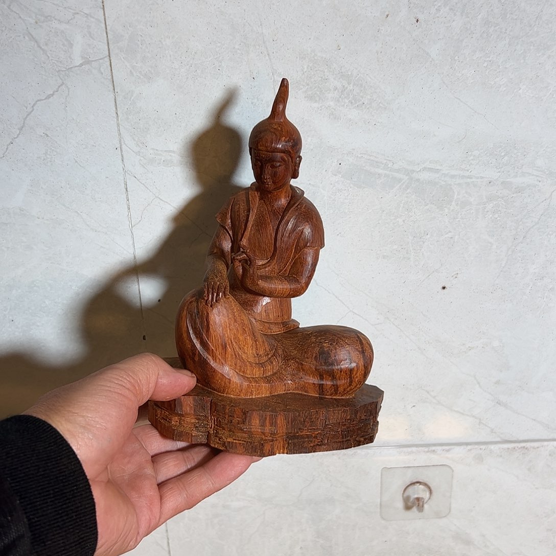 闲***鹤把件小叶紫檀印度小叶紫檀