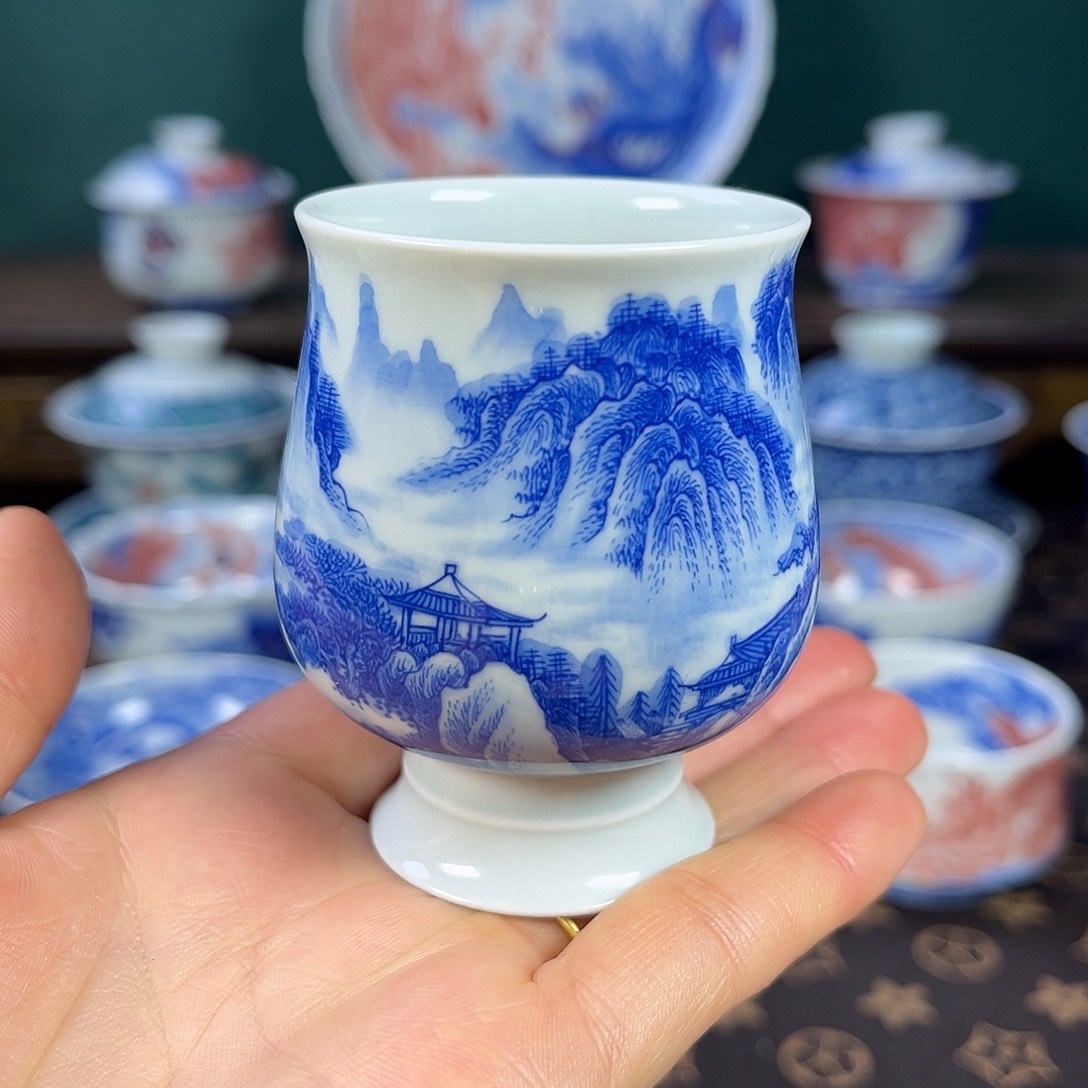 瓷片景德镇市手工手绘