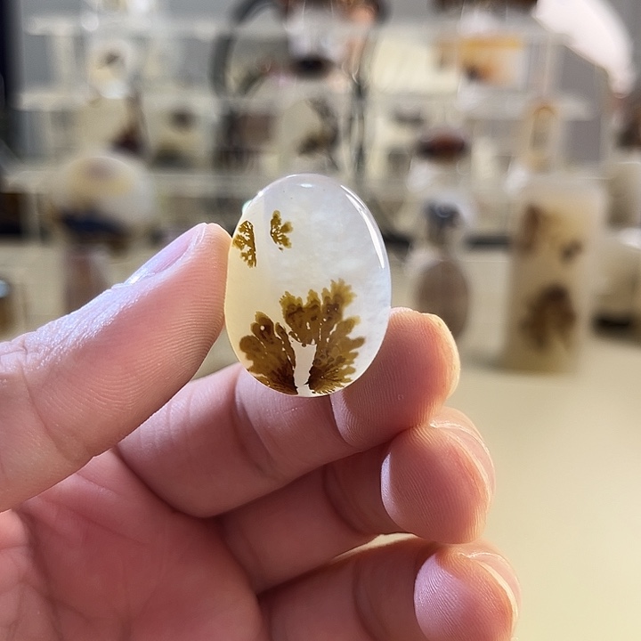 玛瑙/玉髓吊坠(不含链)未镶嵌样*臭