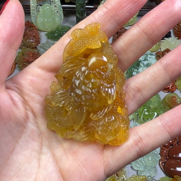 蛇纹石玉吊坠(赠链)未镶嵌