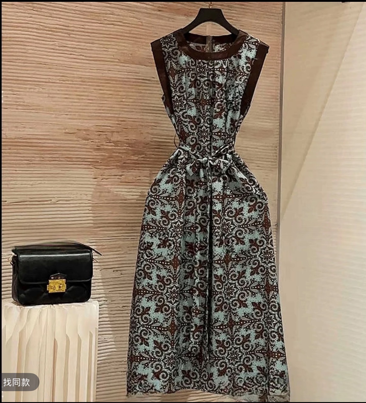 3995-20（波西米亚风）新款女士无袖连衣裙