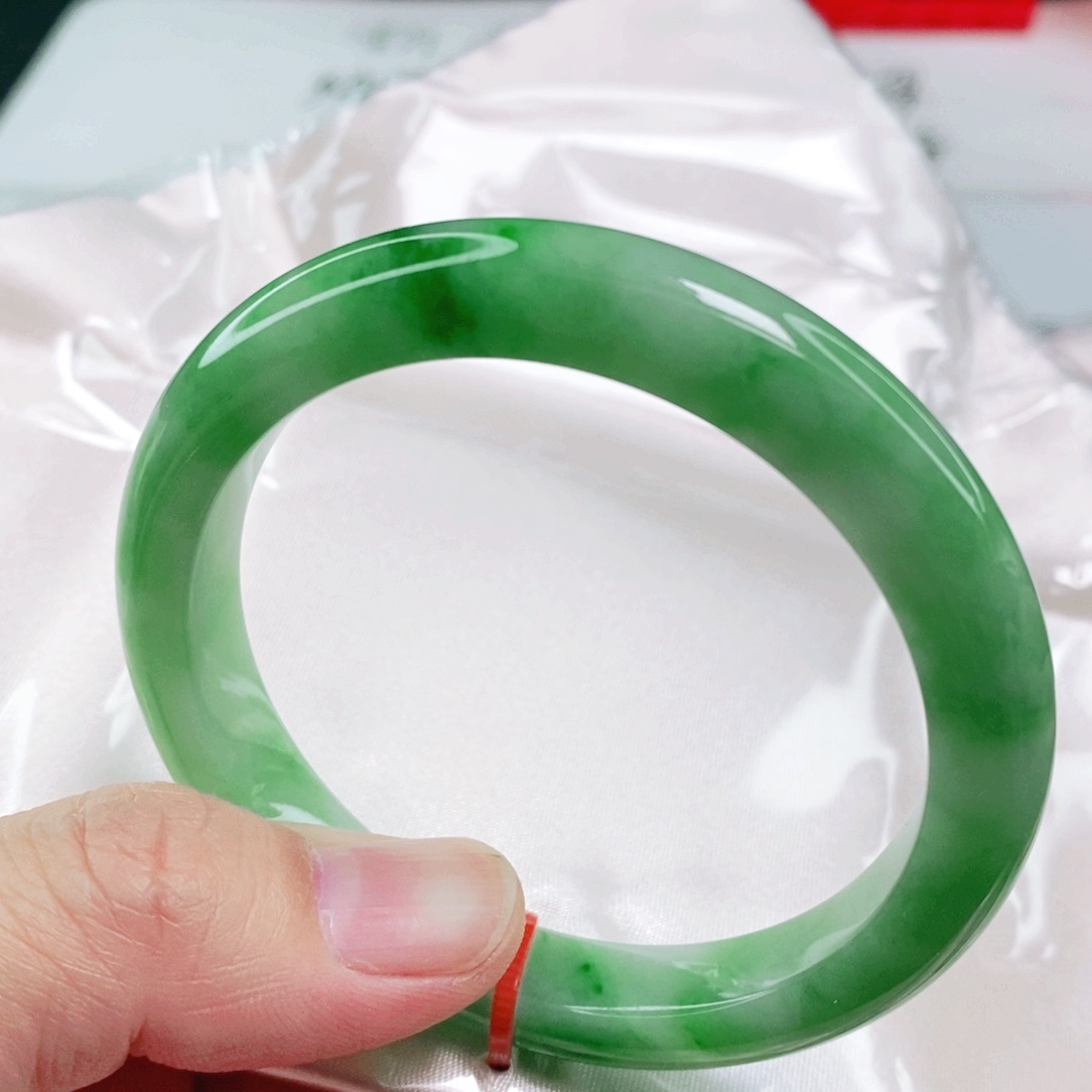 未镶嵌手镯翡翠54.5圈口