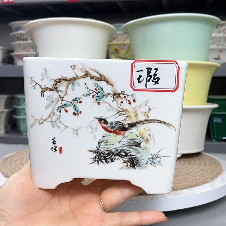 紫砂花盆紫砂花盆