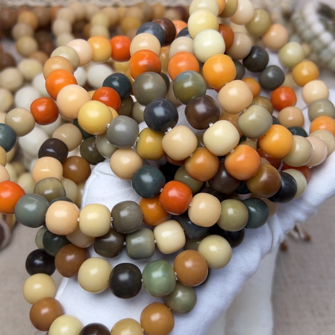 菩提根/象牙果吊坠13左右水磨无蜡880发一条