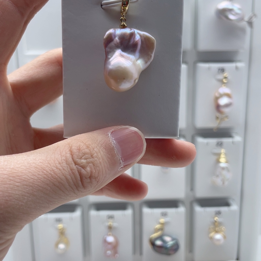 颈饰合金淡水珍珠