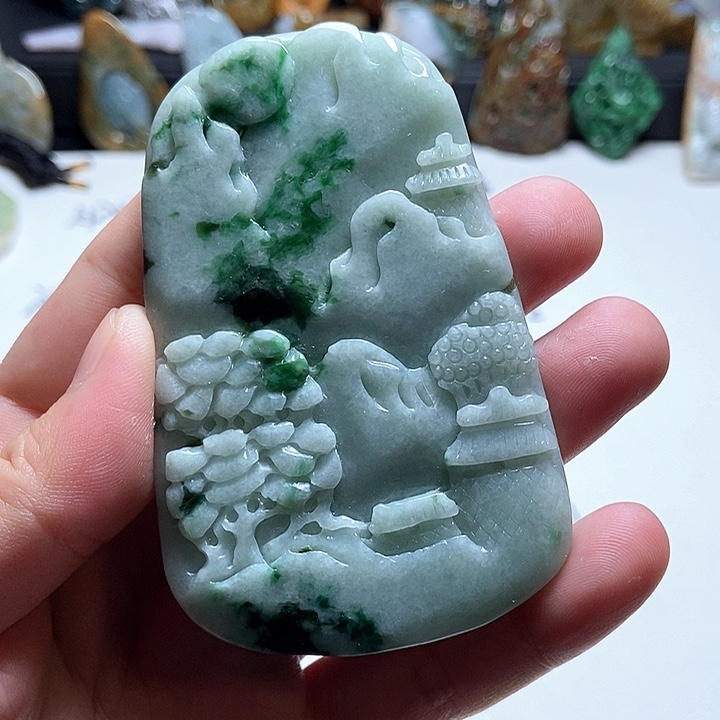 翡翠未镶嵌颈饰翡翠a货