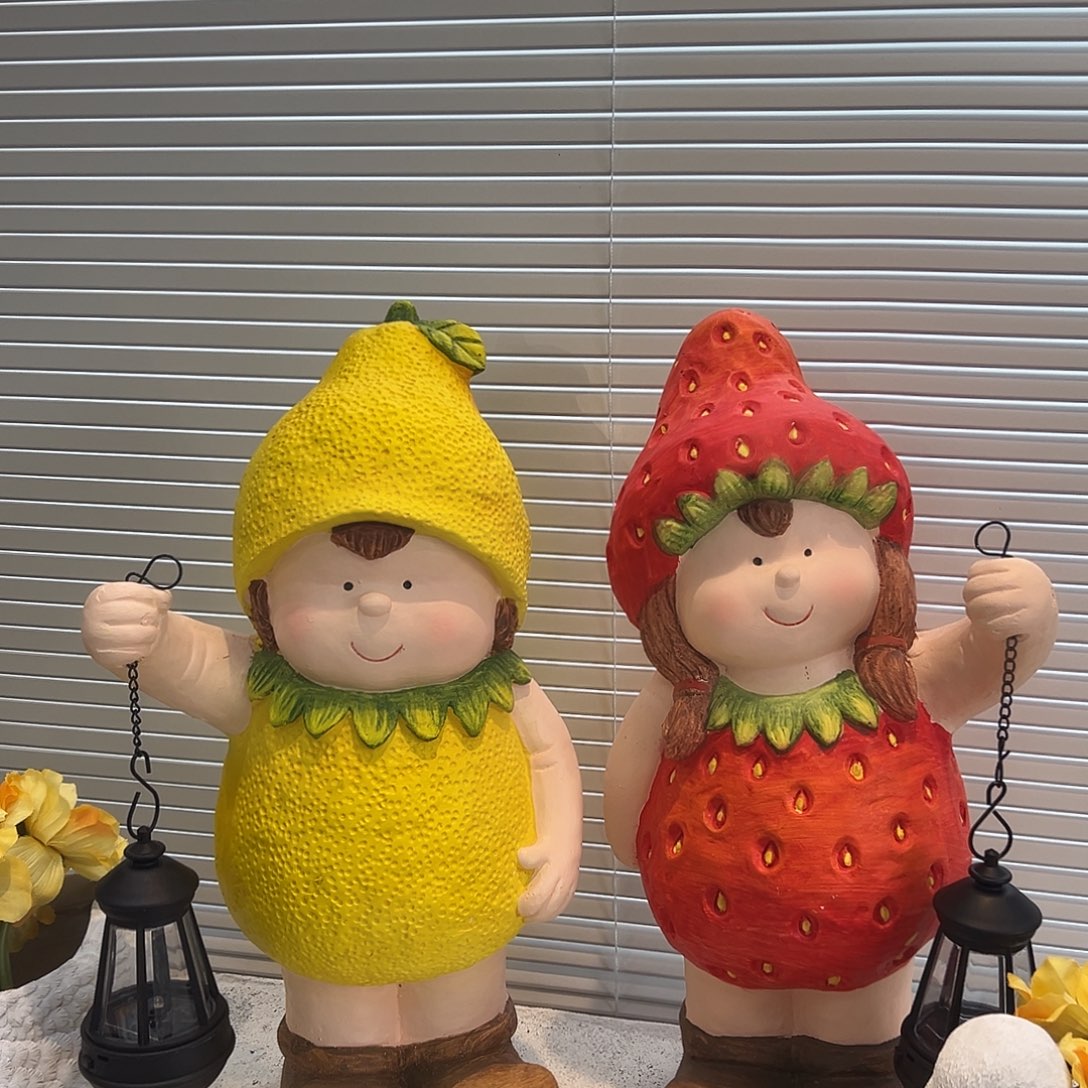 花园摆件红红火火