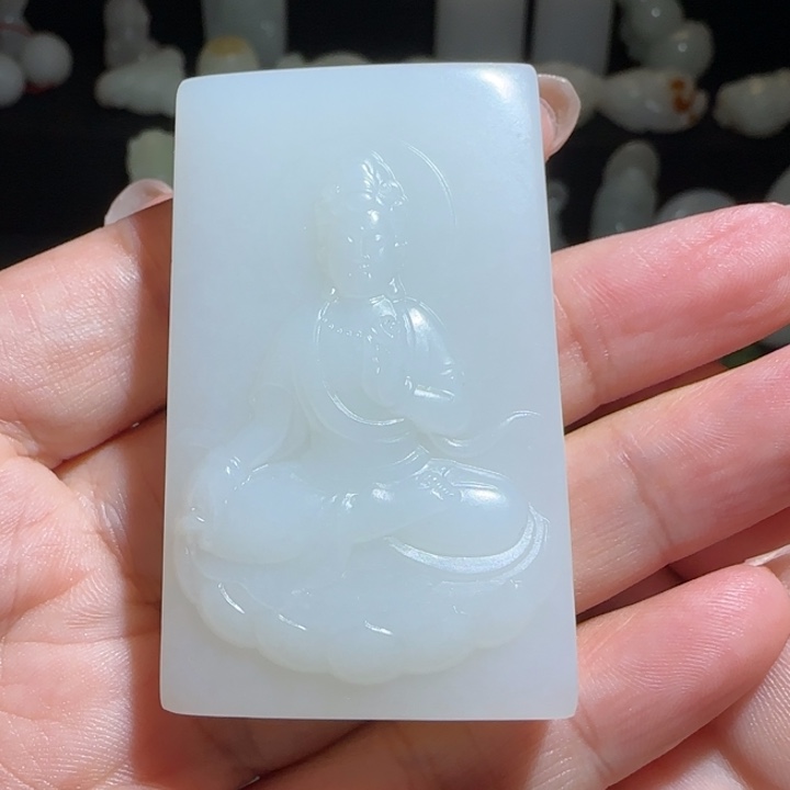 和田玉颈饰未镶嵌风**口