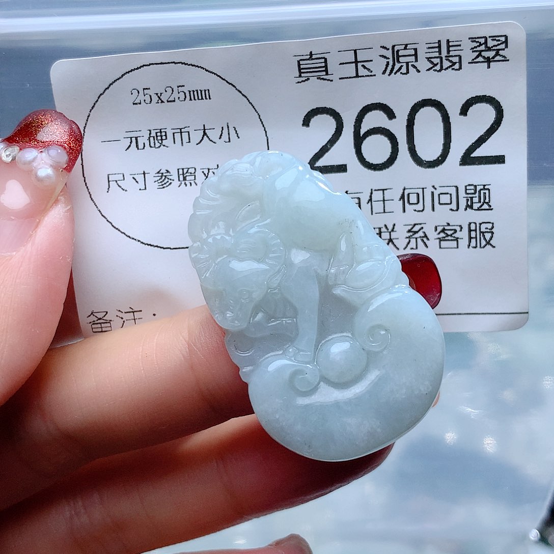 翡翠颈饰未镶嵌2602。