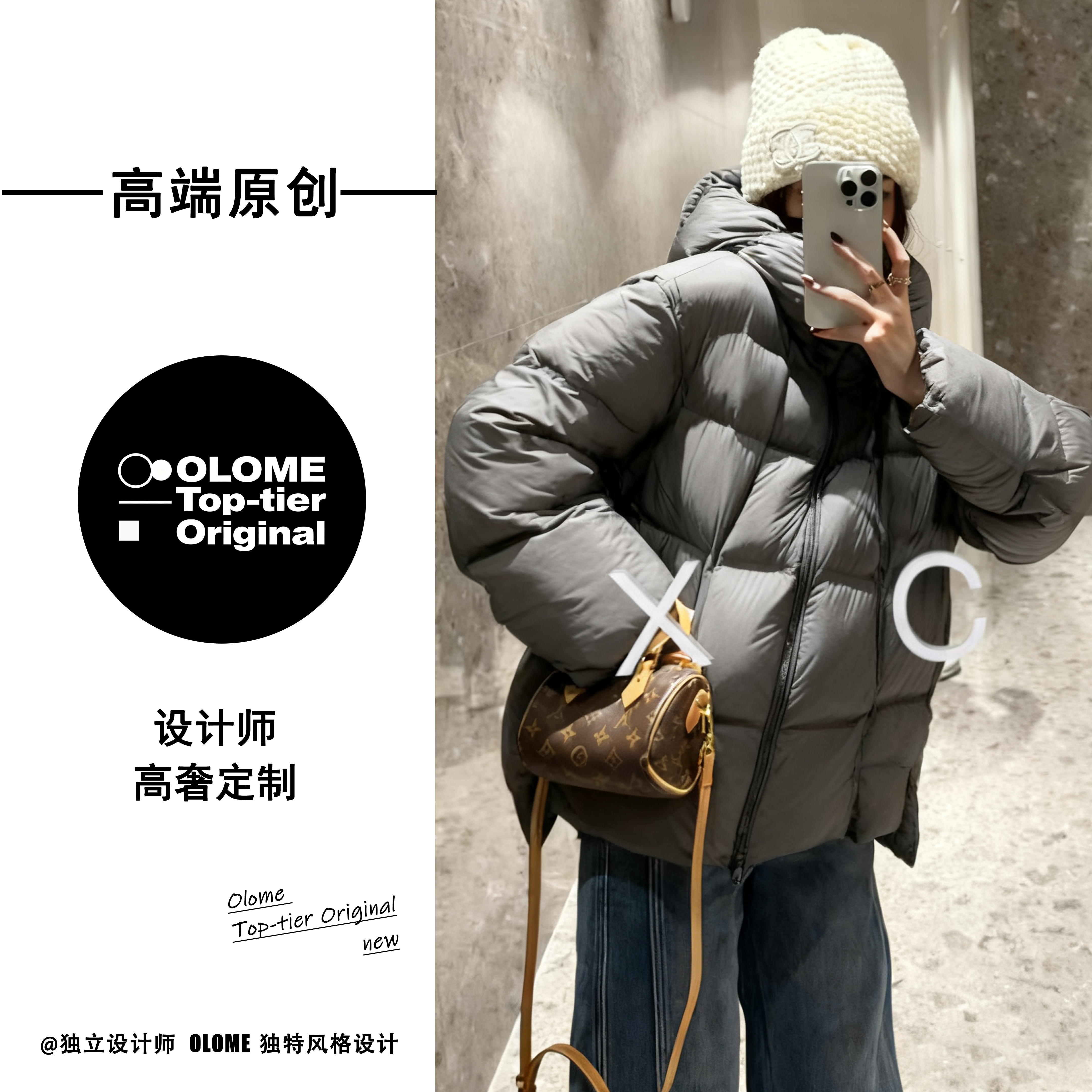 AP32 少女风连帽女韩版云朵面包时尚百搭立领泡芙羽绒服