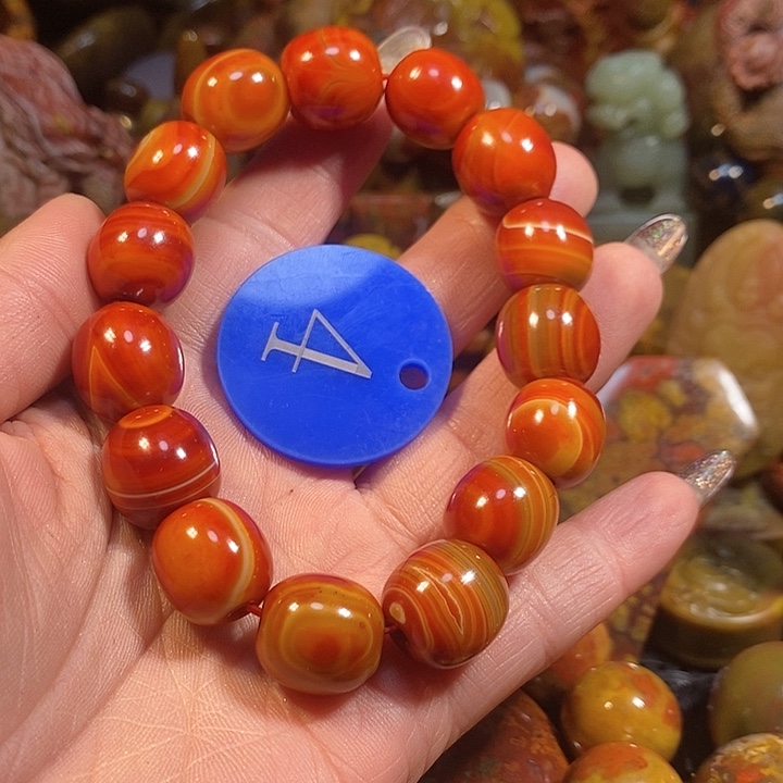 玛瑙/玉髓手链未镶嵌百