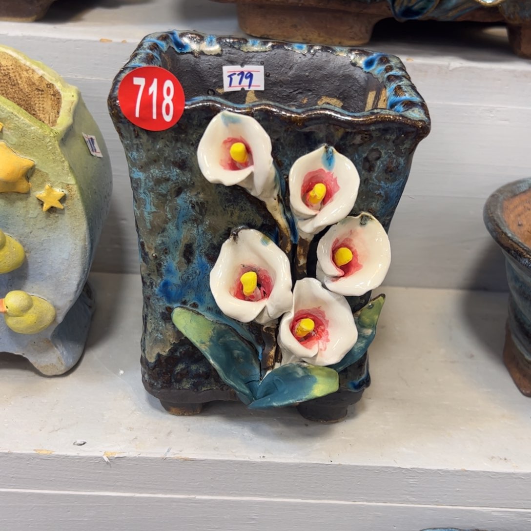 陶瓷微瑕718 号陶然花盆