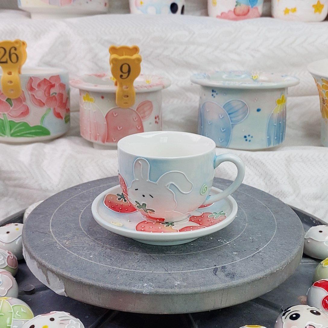 手绘手工制作陶瓷66微瑕