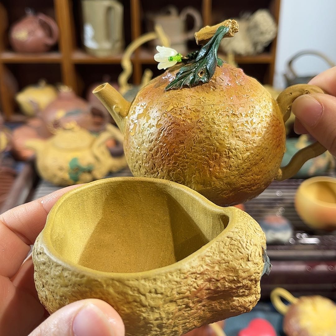 紫砂茶宠心想事成