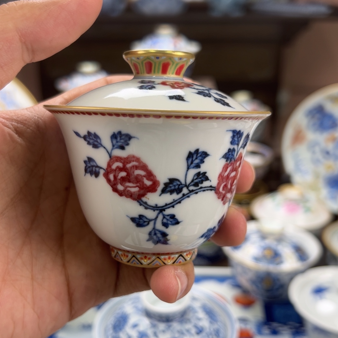 J***n瓷片景德镇手工手绘陶瓷
