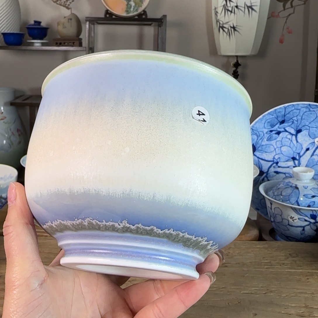 杯景德镇陶瓷柴烧多人