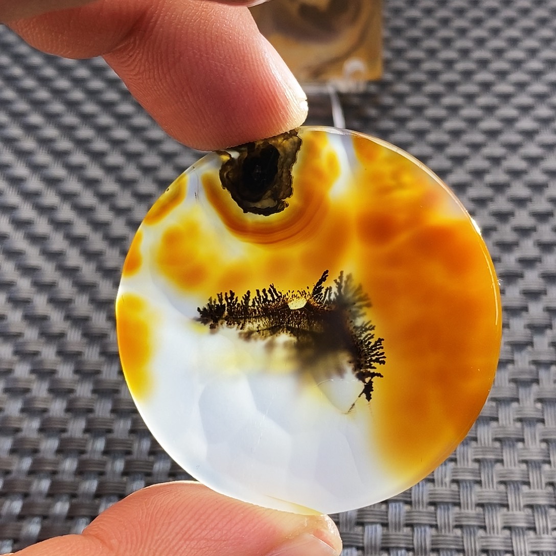 玛瑙/玉髓未镶嵌吊坠(不含链)93