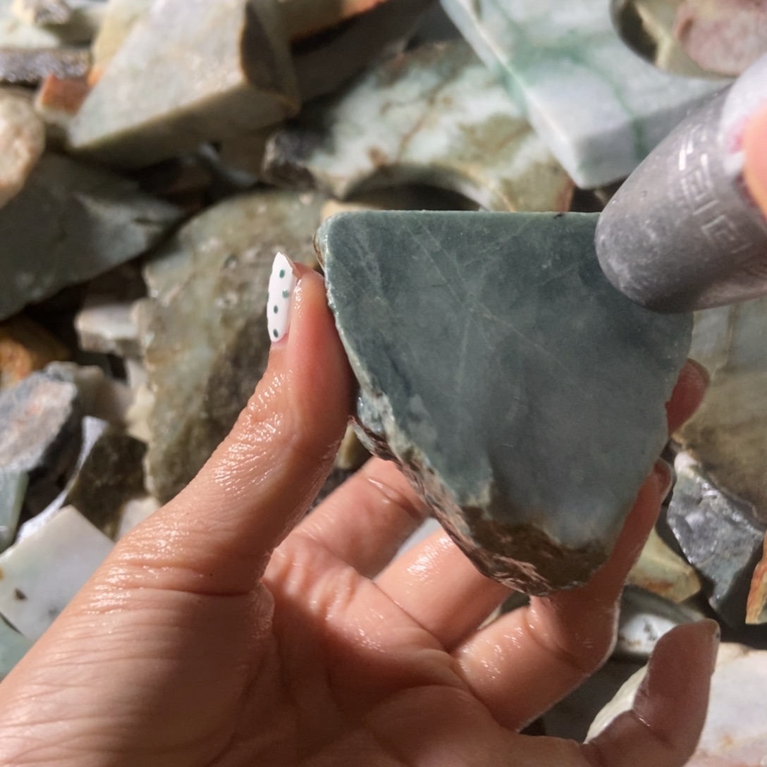 翡翠未镶嵌挂件天然翡翠