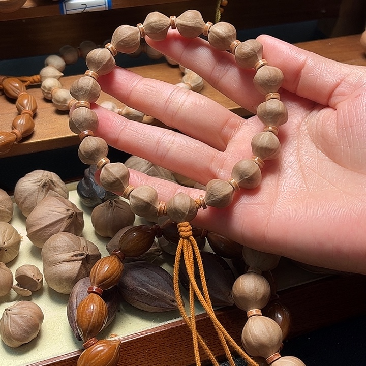 猩***]橄榄核手串/手链三花核1.3尺寸