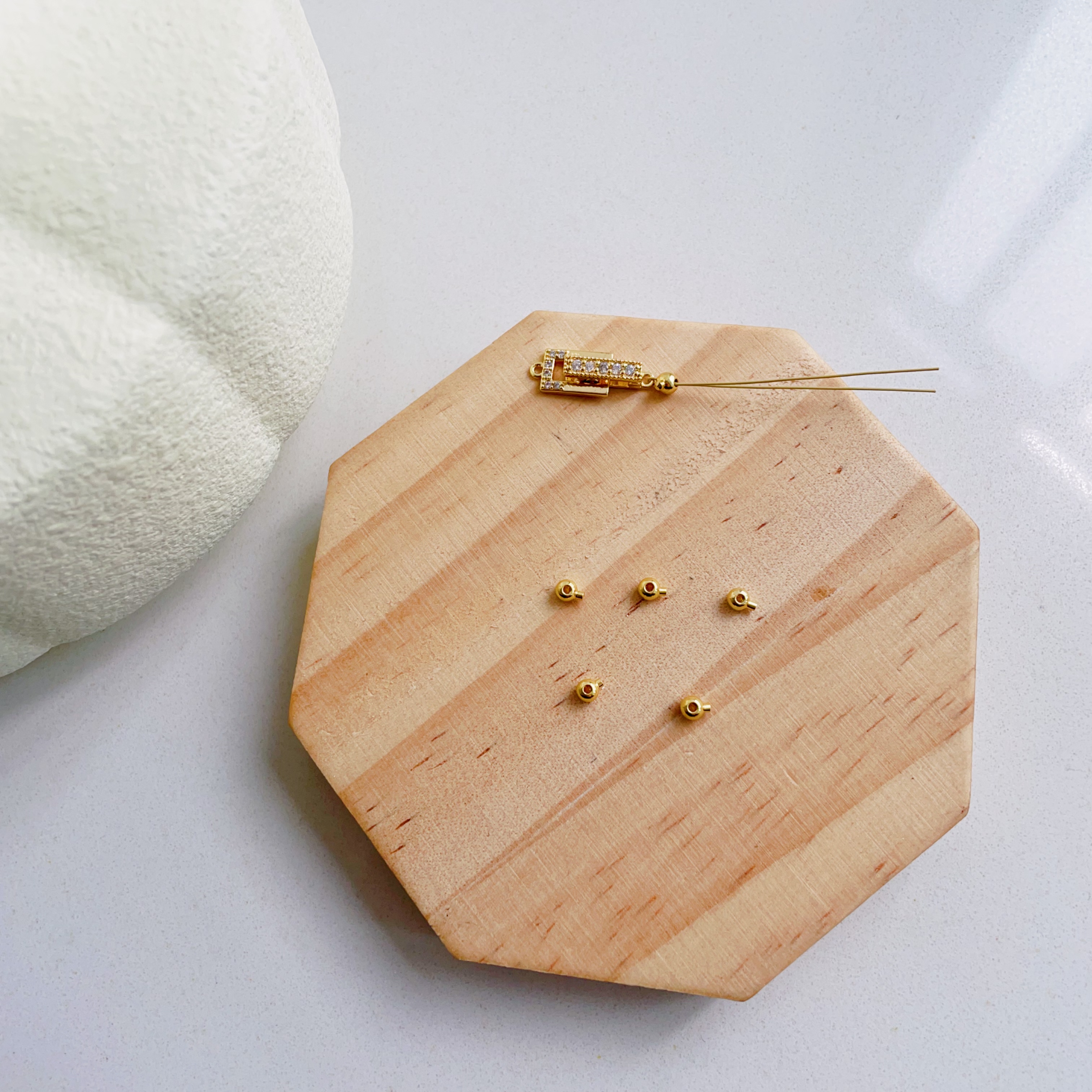 DIY手工配件高压锅珠珠手链定位珠配件时尚简约