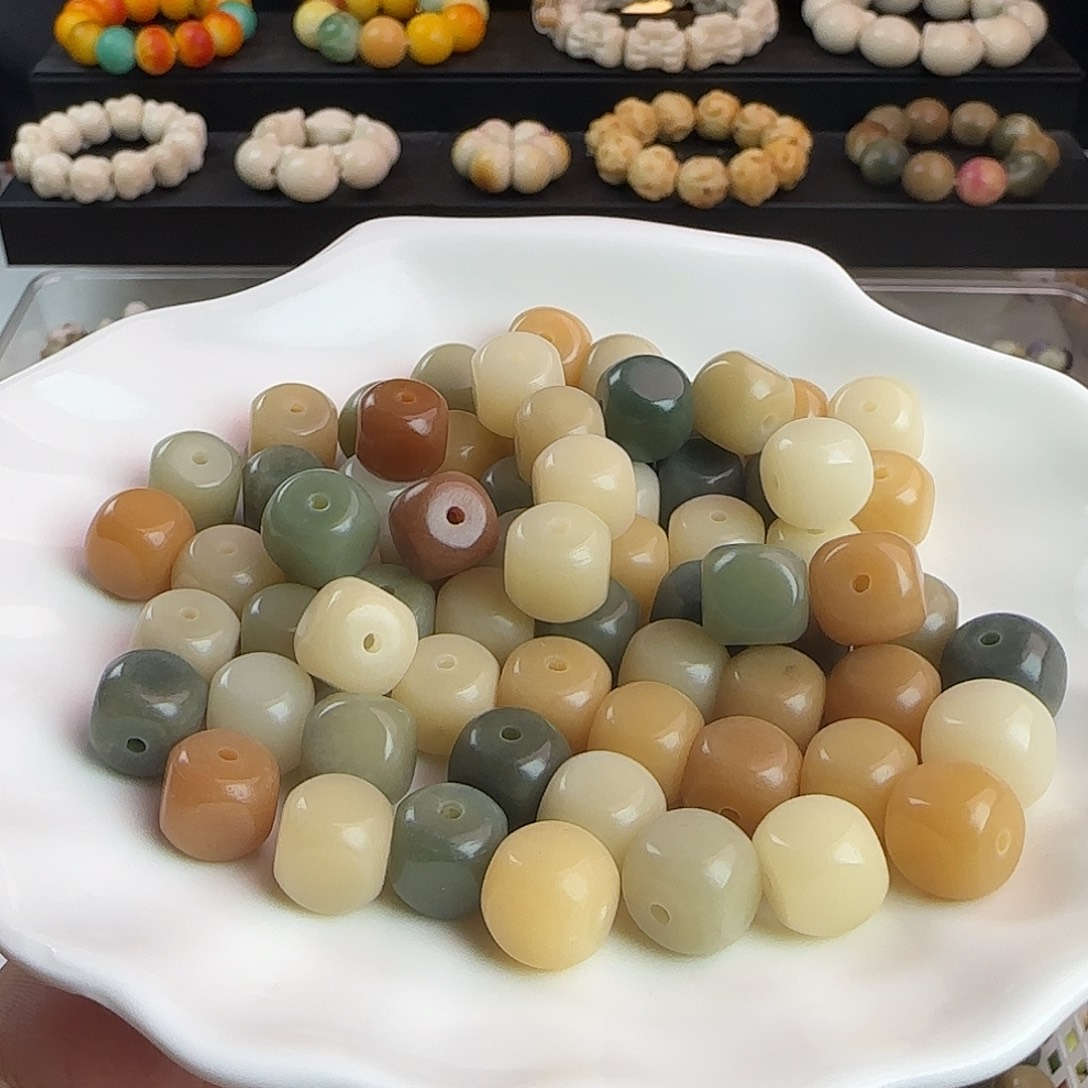 菩提根/象牙果手串卡11多宝六方20卡牌➕20颗