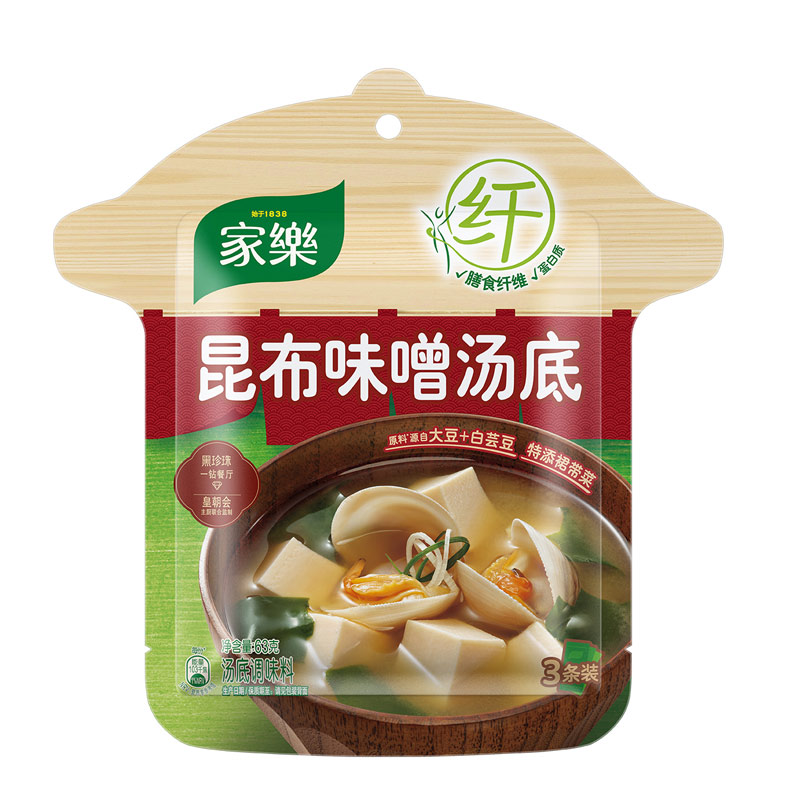 家乐昆布味噌汤底63g/袋