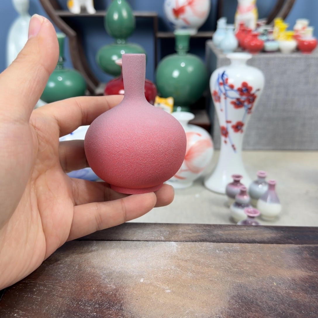 陶瓷手工小花器摆件