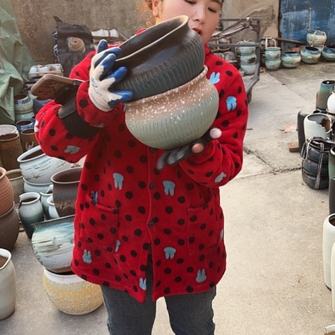口20高13瑕疵盆子盆瑕 