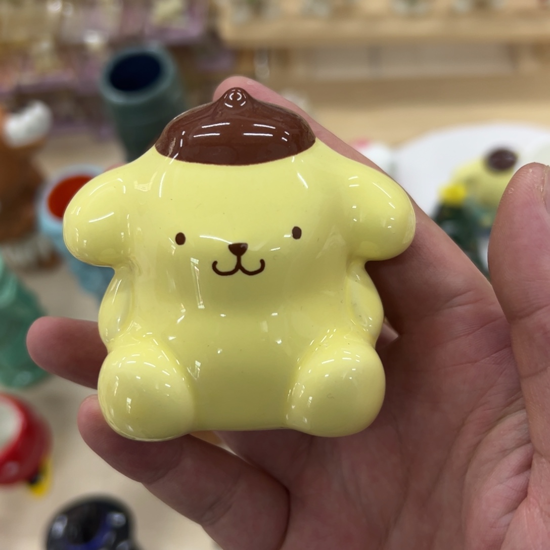 陶瓷布丁狗桌面摆件