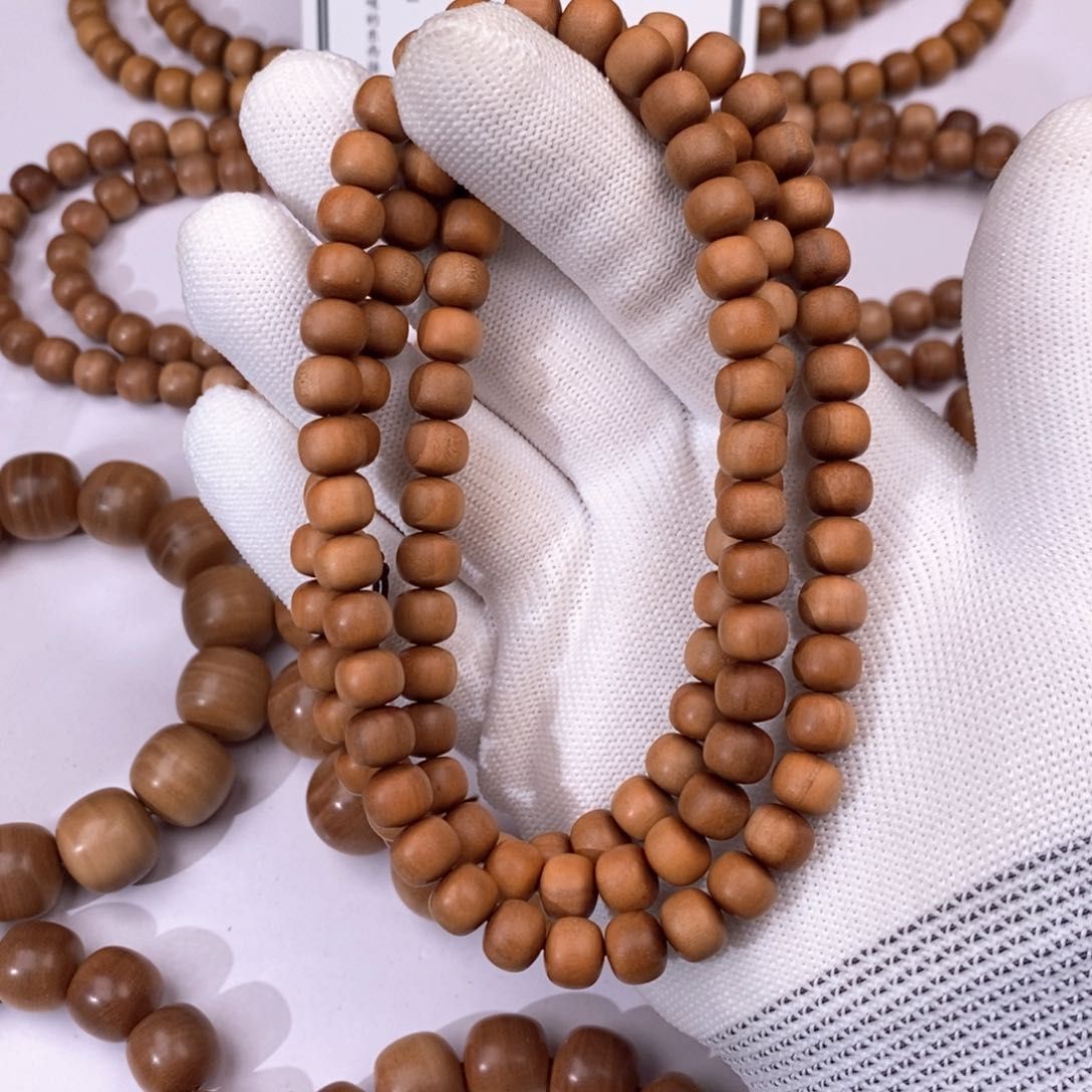 檀香木手串/手链顺纹黑肉老料78*108开播福利