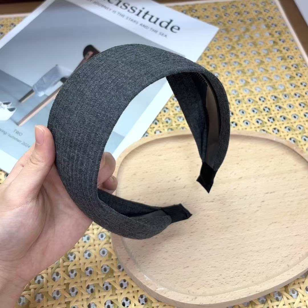 百搭高级纯色头箍洗脸发饰时尚高颅顶发箍 18779-