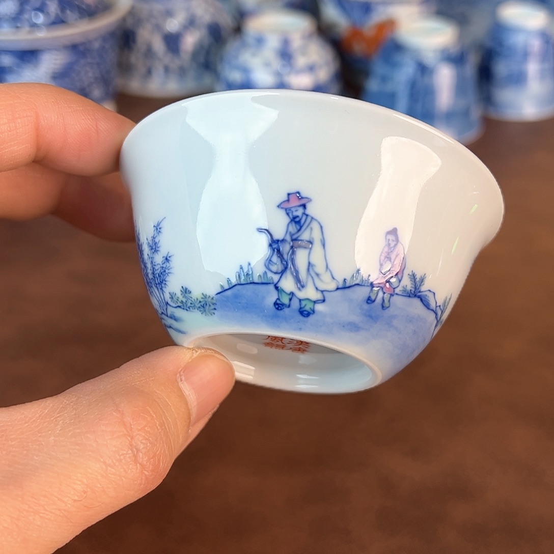 杯景德镇全手工手绘陶瓷