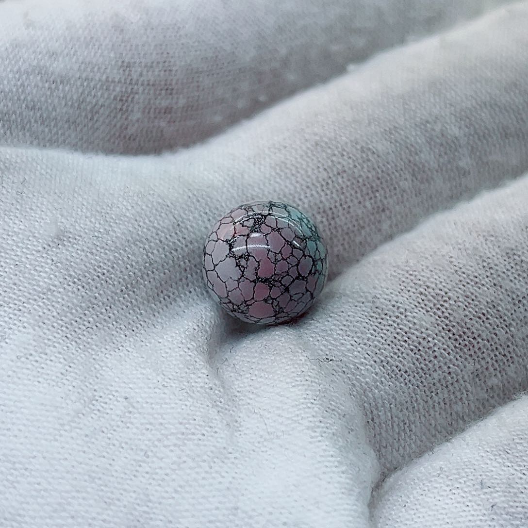 未镶嵌绿松石珠宝奇石樱花粉