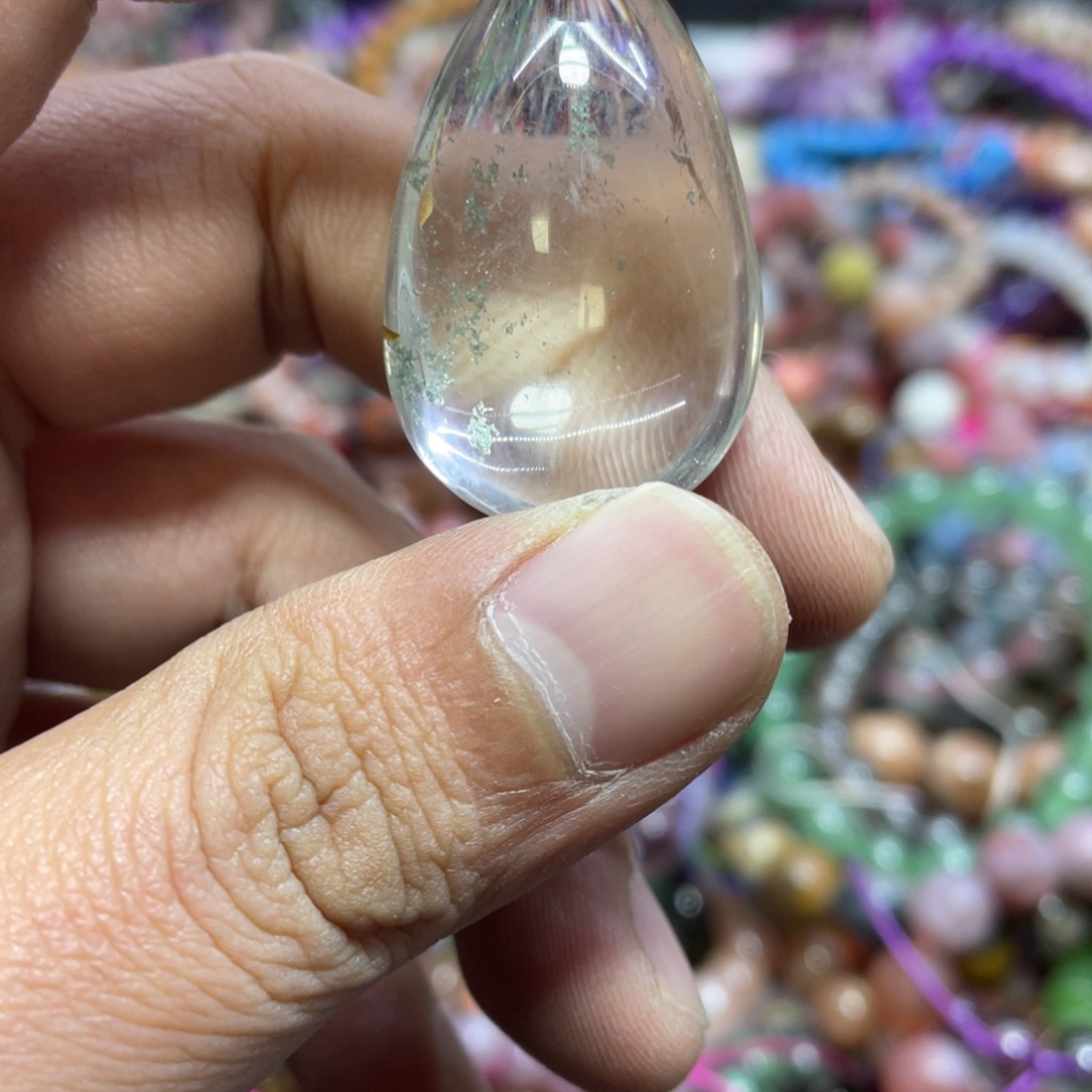 紫晶颈饰银S800镀金镶嵌