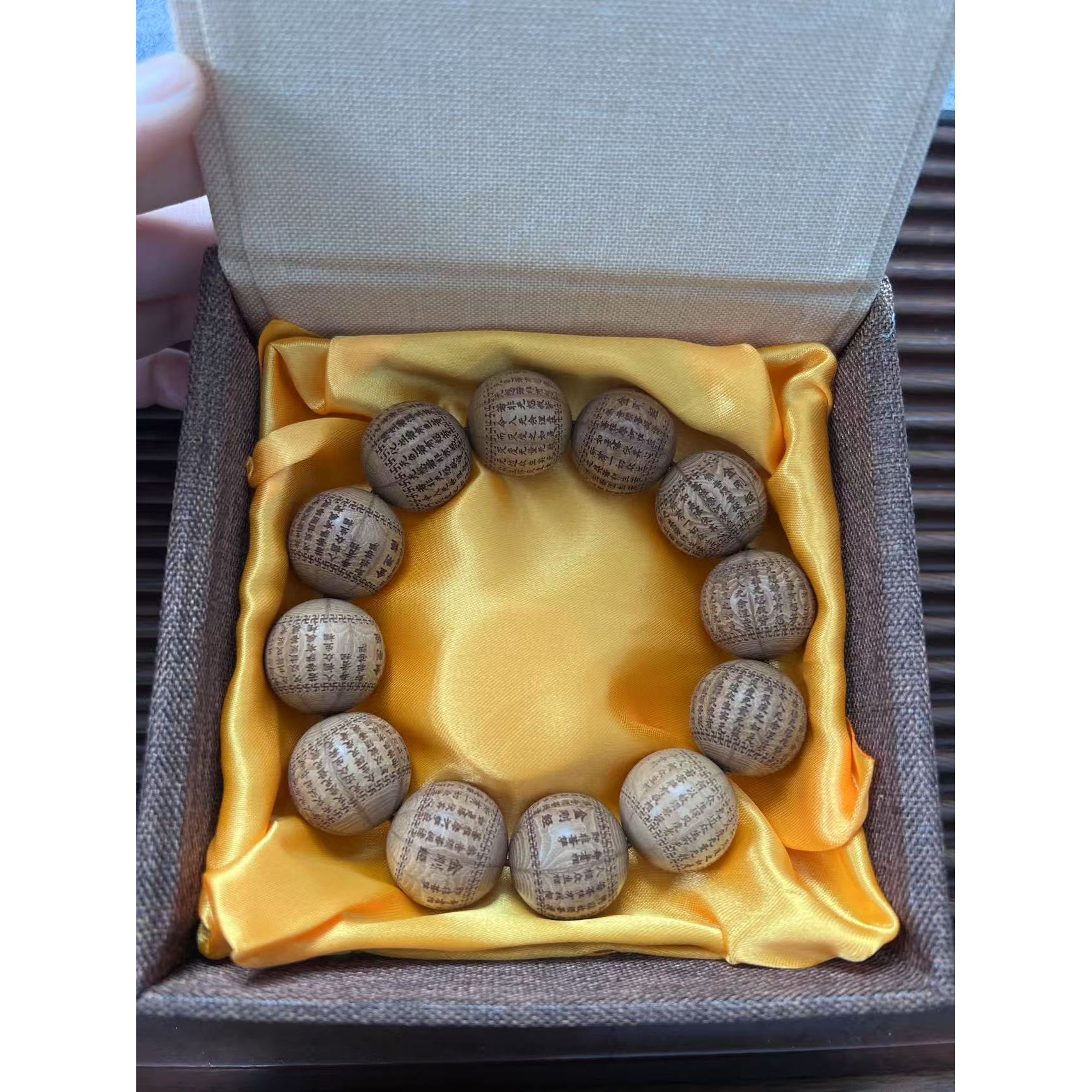 SC-086 海南黄花梨单圈手串-无礼盒