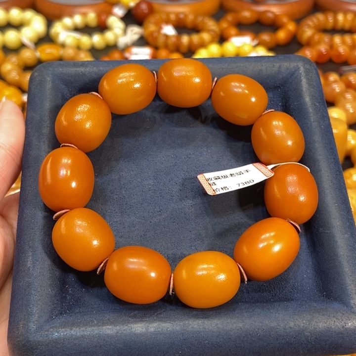 蜜蜡手链未镶嵌蜜蜡