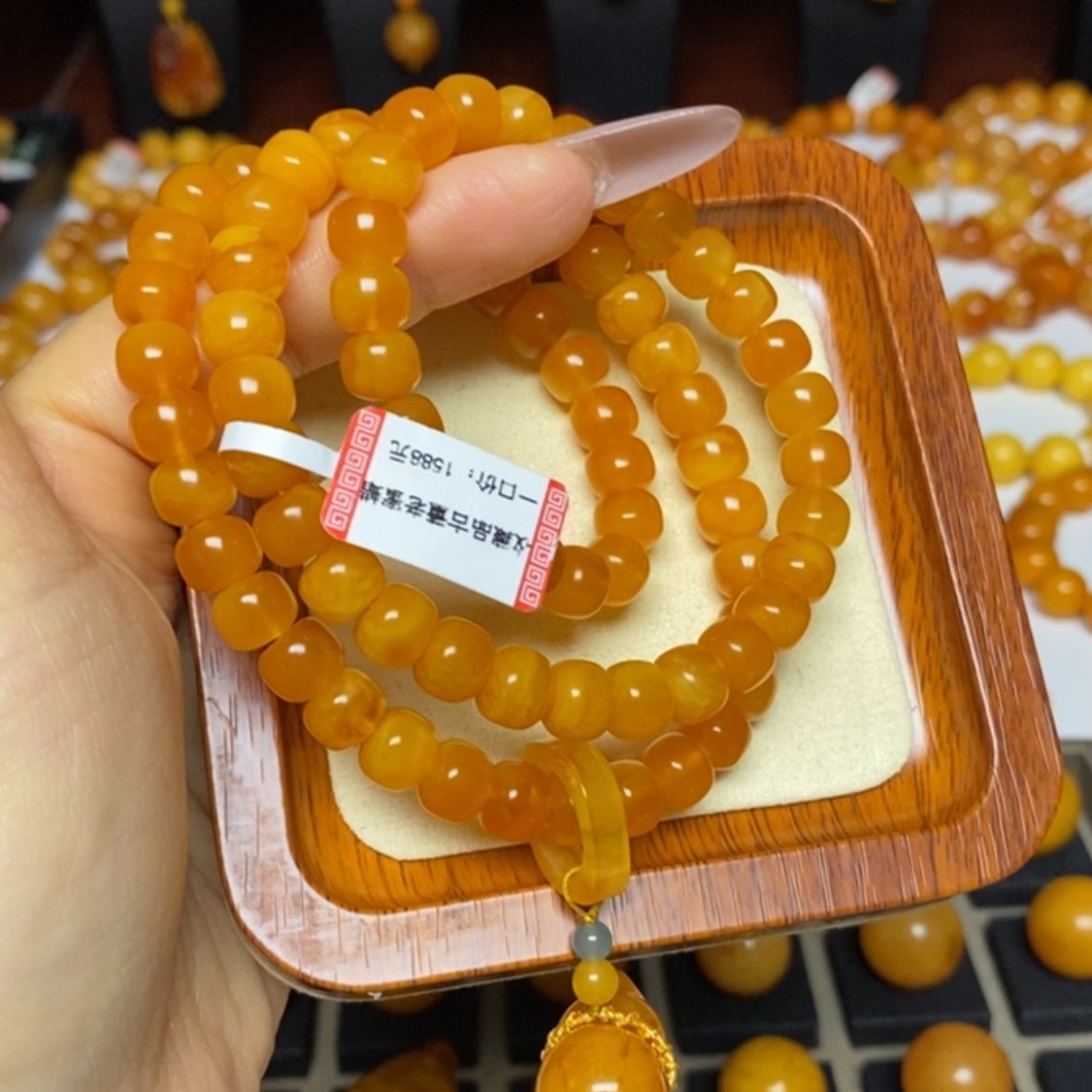 【闪购商品】蜜蜡手链未镶嵌手串