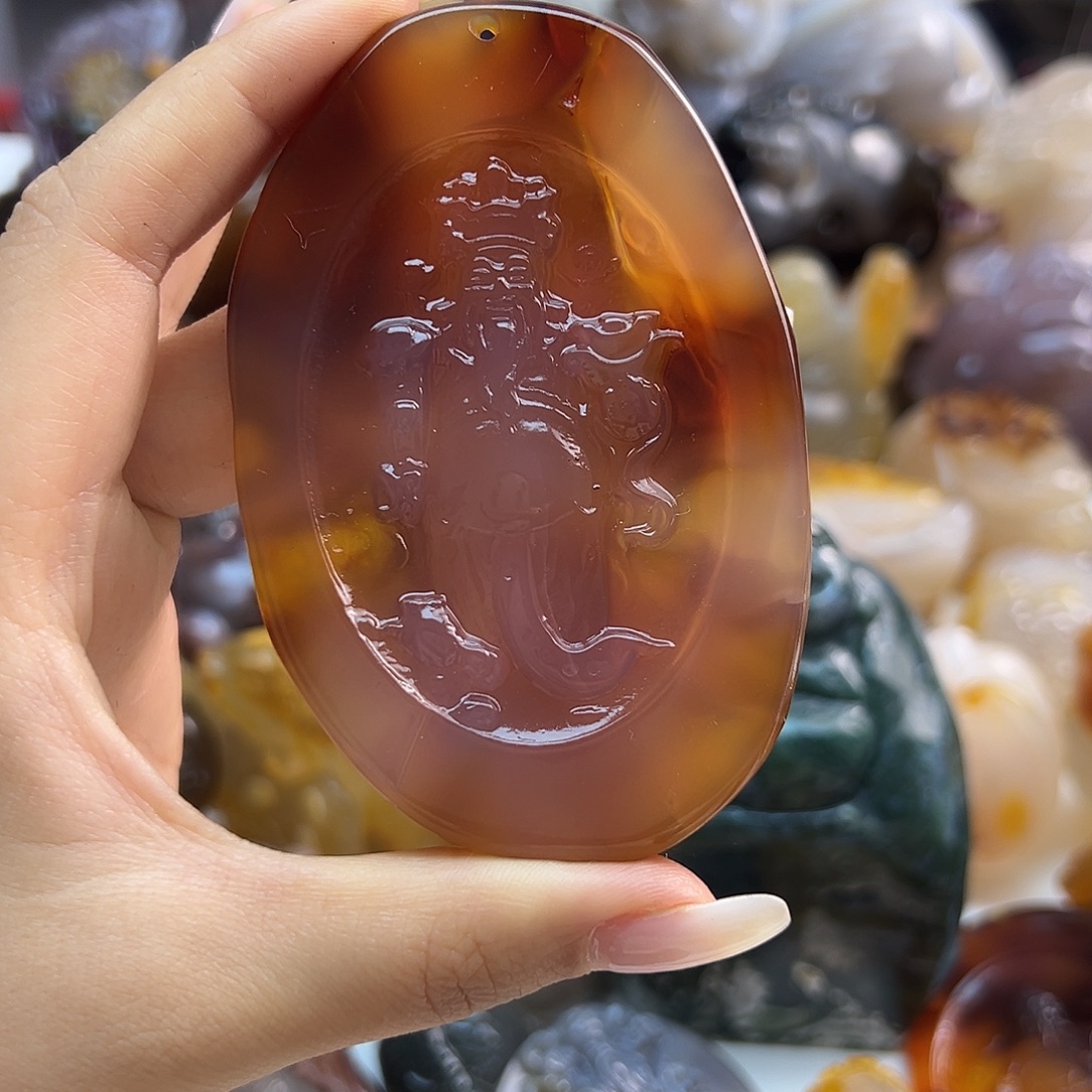 玛瑙/玉髓未镶嵌颈饰