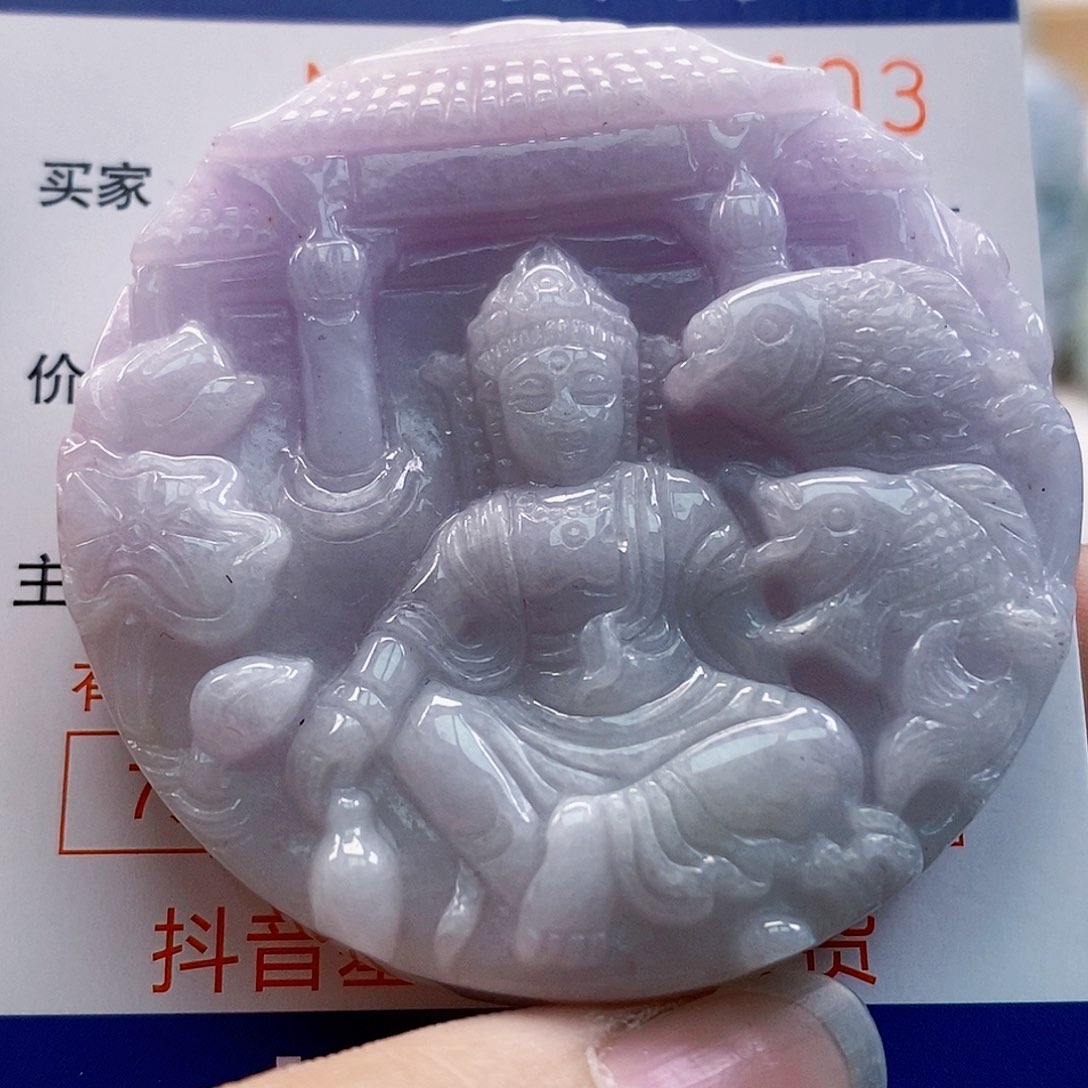 吊坠(不含链)未镶嵌翡翠
