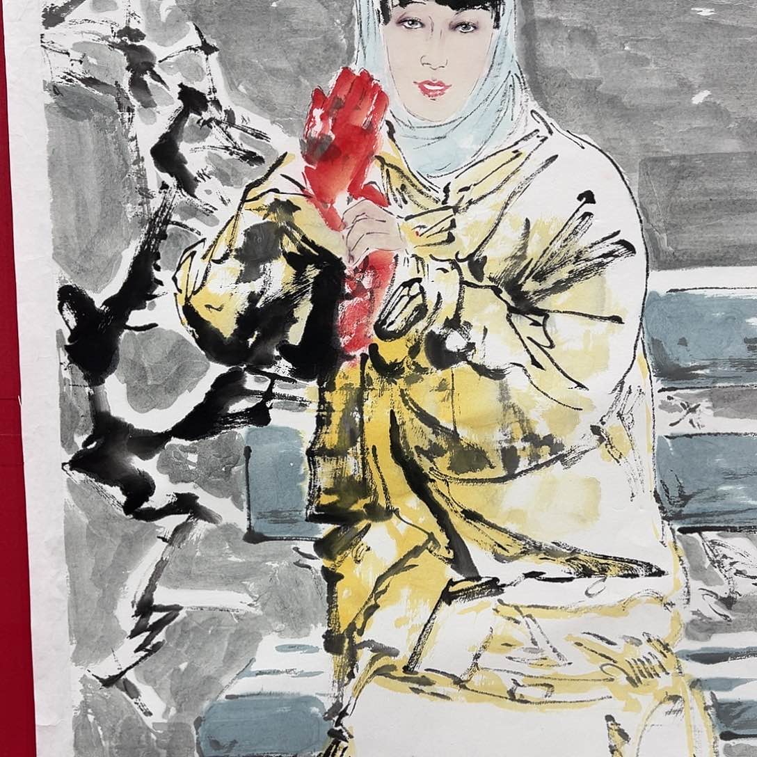 惠***师何老师8平尺人物图