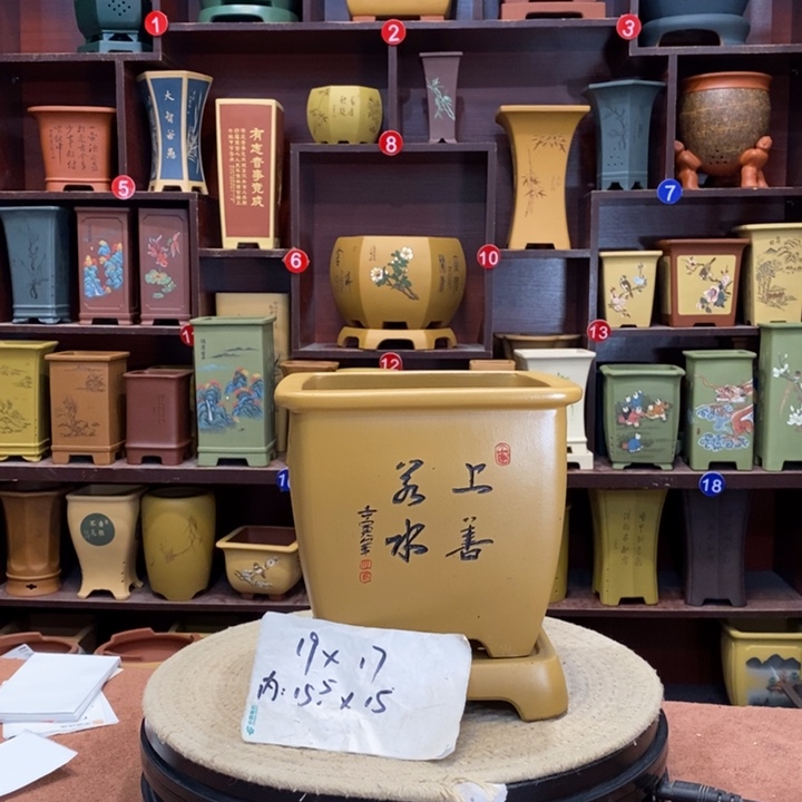 紫砂花盆紫砂花盆