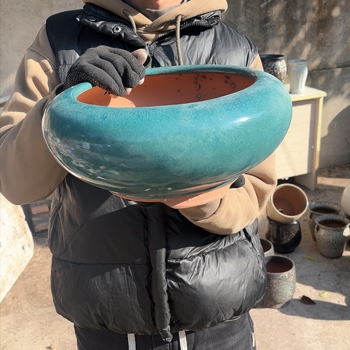 红陶飞碟口径23高度14