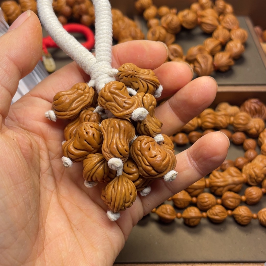 复***观手串桃核龙纹桃核8